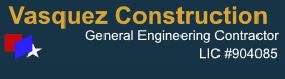 Vasquez Construction General Engineering Contractor Logo