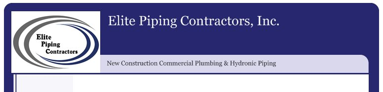 Elite Piping Contractors, Inc. Logo