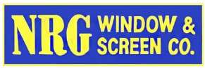 N R G Window & Screen Company Logo