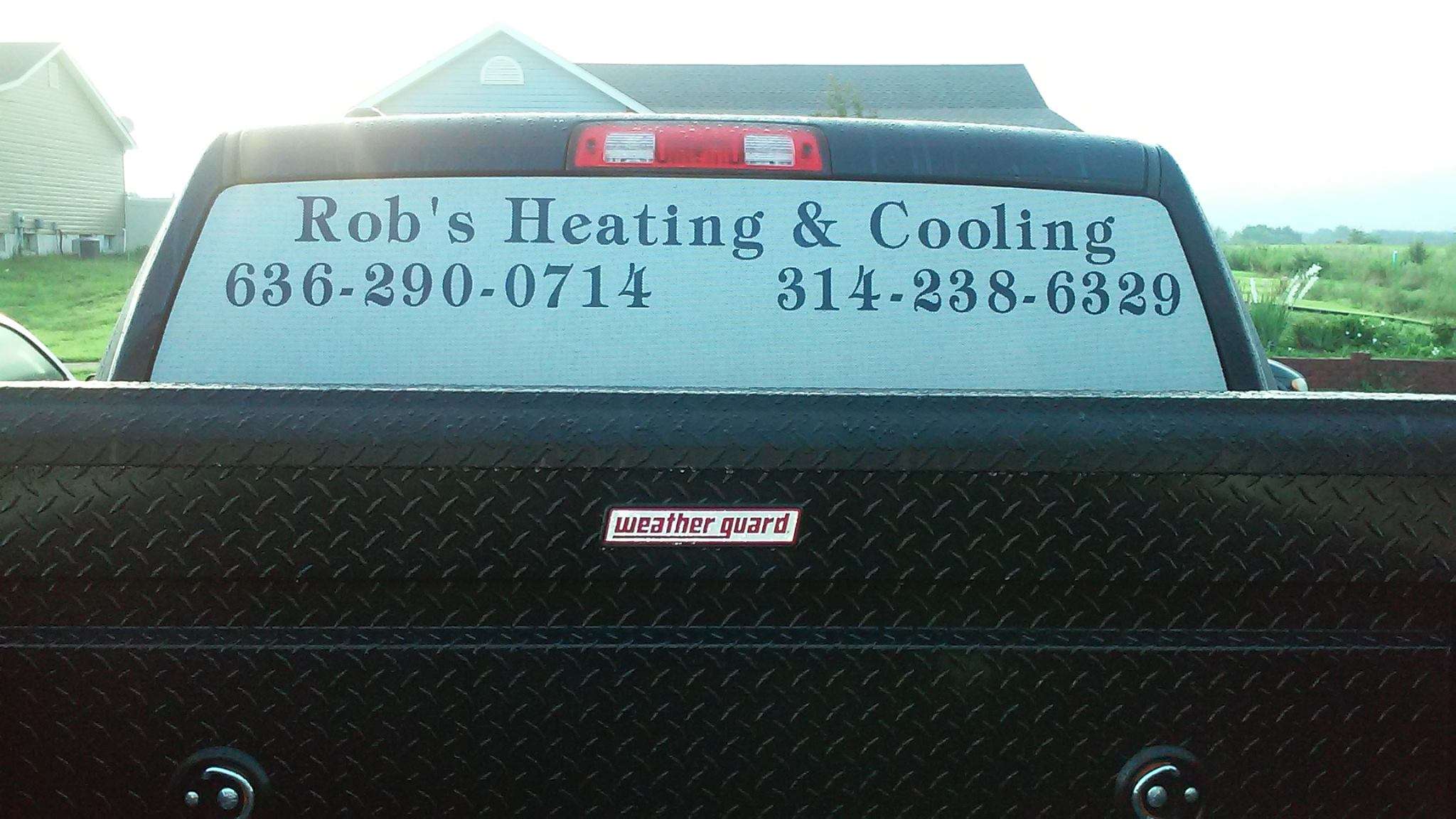 Rob's Heating & Cooling Logo