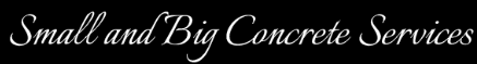 Small And Big Concrete Services LLC Logo