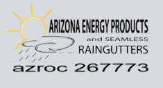 Arizona Energy Products & Rain Gutters Logo