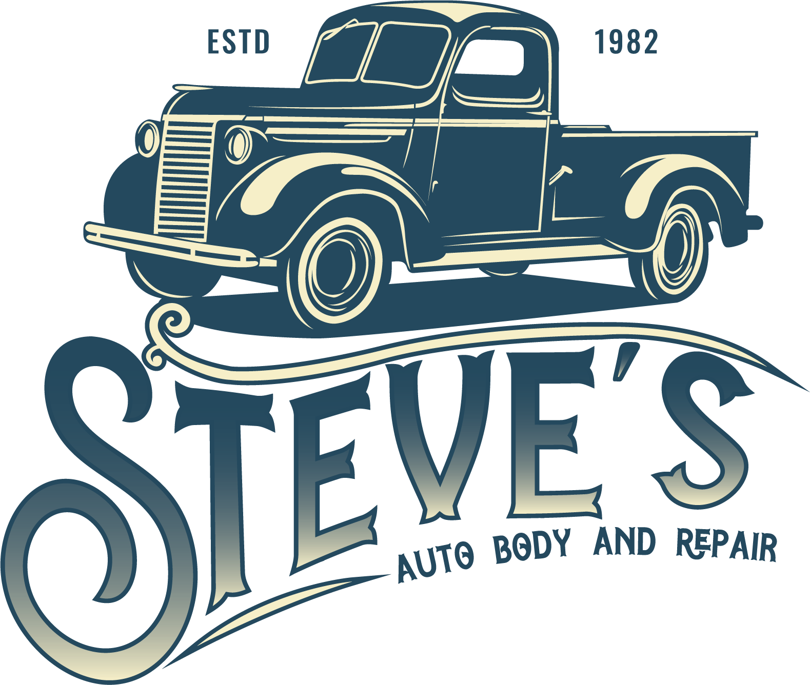 Steve's Auto Body and Repair Logo