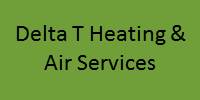 Delta T Heating & Air Services Logo