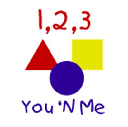 1,2,3, You-N-Me Preschool, Inc. Logo
