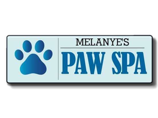 Melanye's Paw Spa Logo