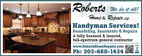 Roberts Home & Repair Logo