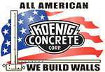 Koenig Custom Concrete Corp. Logo