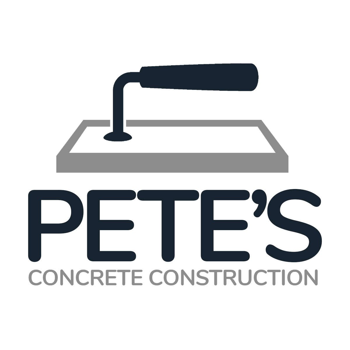 Pete's Concrete Construction Logo