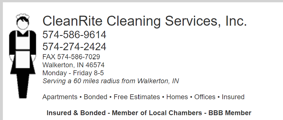 CleanRite Cleaning Services, Inc. Logo