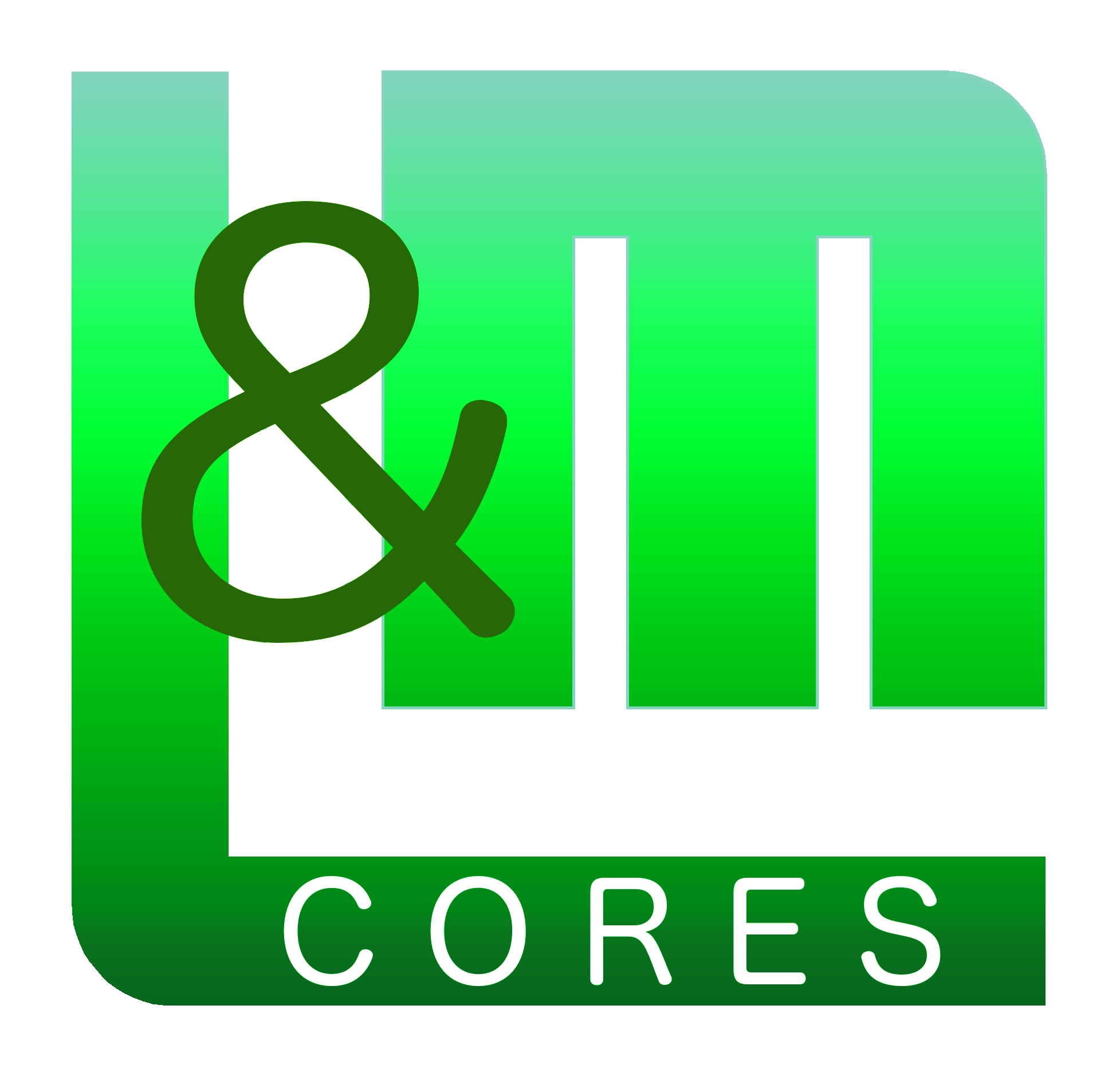 L & M Cores Logo