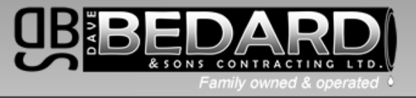 Dave Bedard & Sons Contracting Ltd. Logo