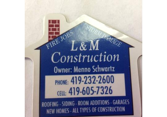 L & M Construction Logo