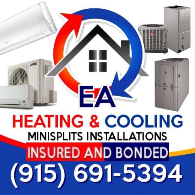 EA Heating & Cooling Logo