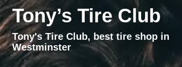 Tony's Tire Club Logo