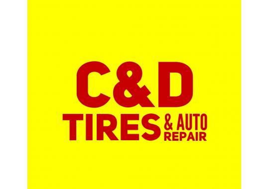 C&D Tires & Auto Repair Logo