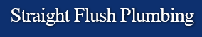 Straight Flush Plumbing Logo