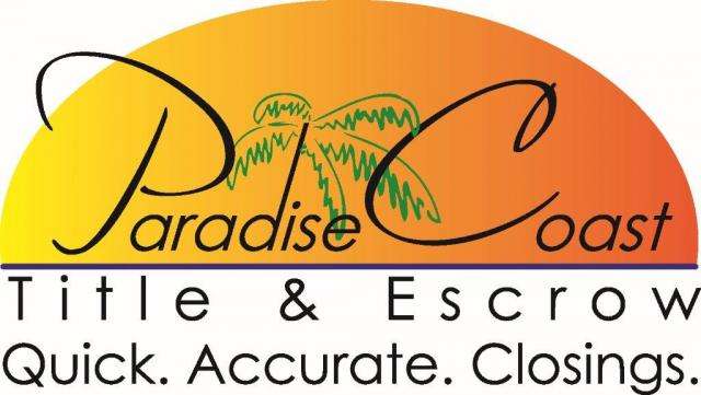 Paradise Coast Title & Escrow, LLC Logo