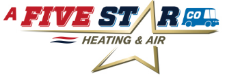A Five Star Heating & Cooling Logo