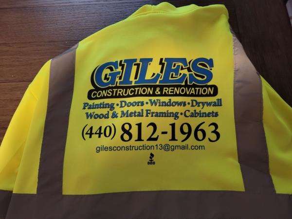 Giles Construction and Restoration Logo