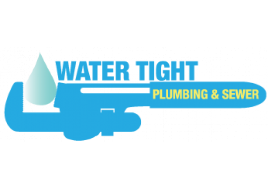 Water Tight Plumbing and Sewer Service Logo
