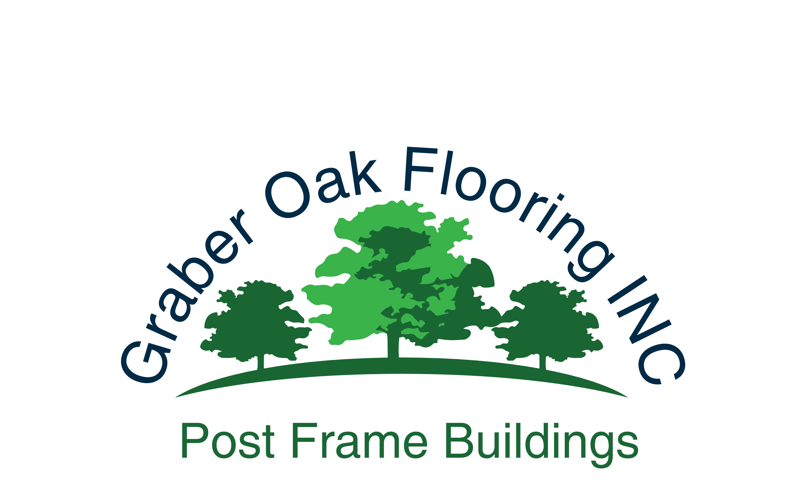 Grabers Oak Flooring and Post Frame buildings Logo