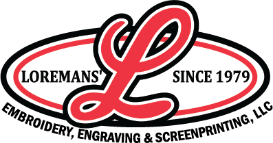 Loreman's Embroidery, Engraving & Screen Printing, LLC. Logo