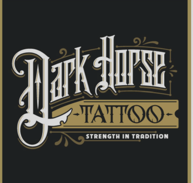 Dark Horse Tattoo Parlor Logo