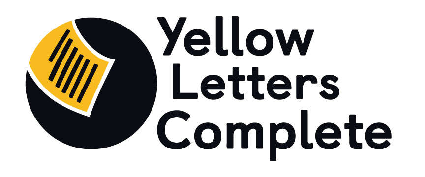 Yellow Letters Complete Logo