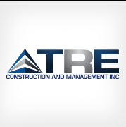 T R E Construction and Management, Inc. Logo