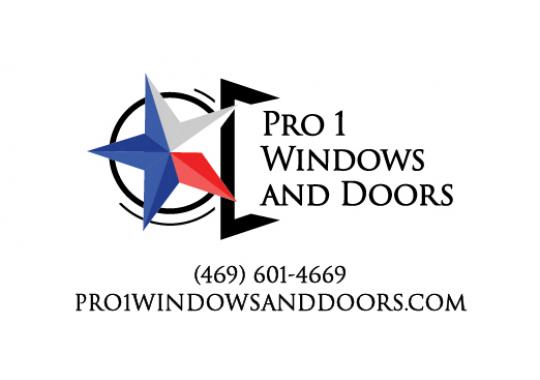 Pro 1 Windows and Doors Logo