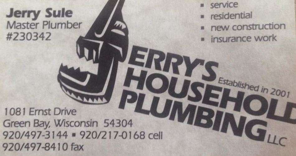 Jerry's Household Plumbing, LLC Logo