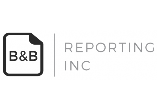 B & B Reporting, Inc. Logo