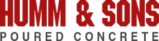 Humm & Sons Poured Concrete Logo