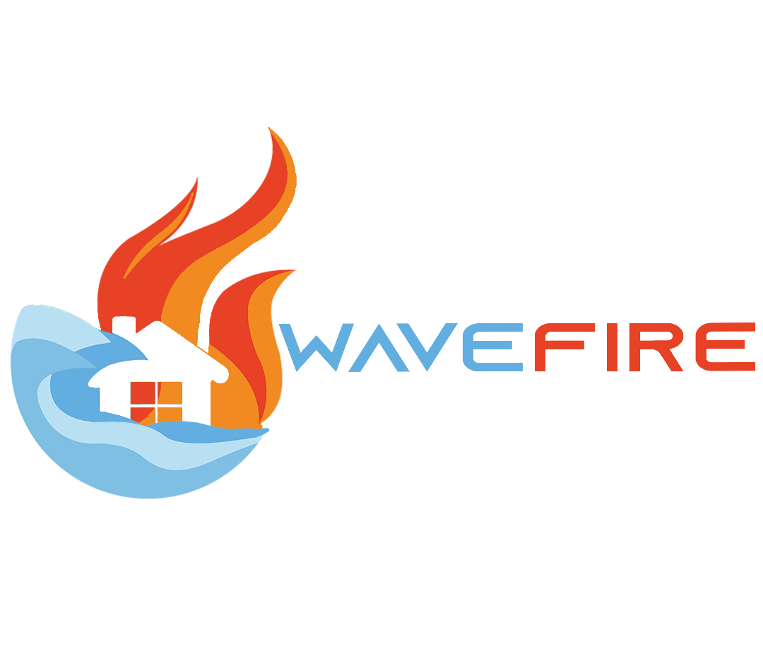 WaveFire Construction Logo