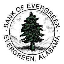 Bank of Evergreen Logo