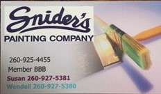 Sniders Painting LLC Logo