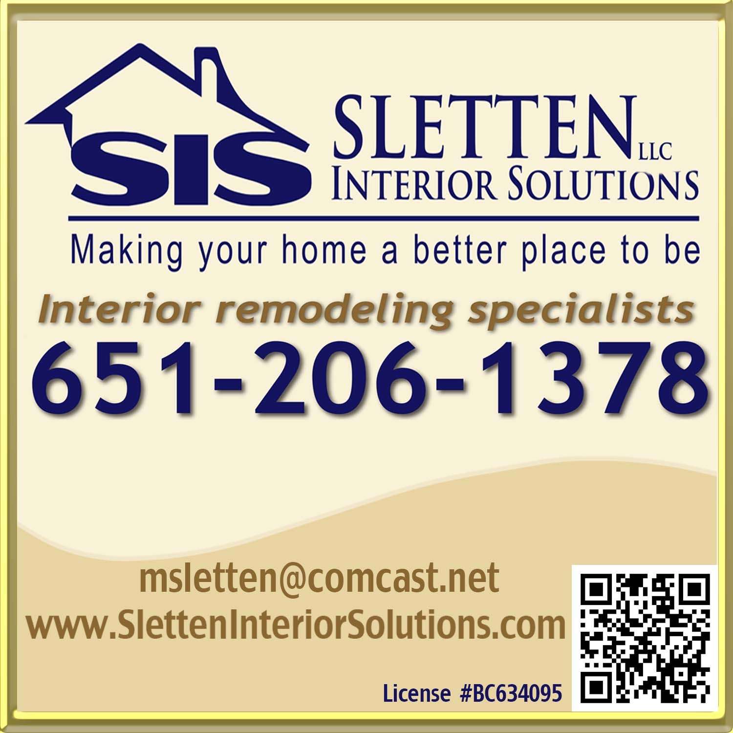 Sletten Interior Solutions, LLC Logo