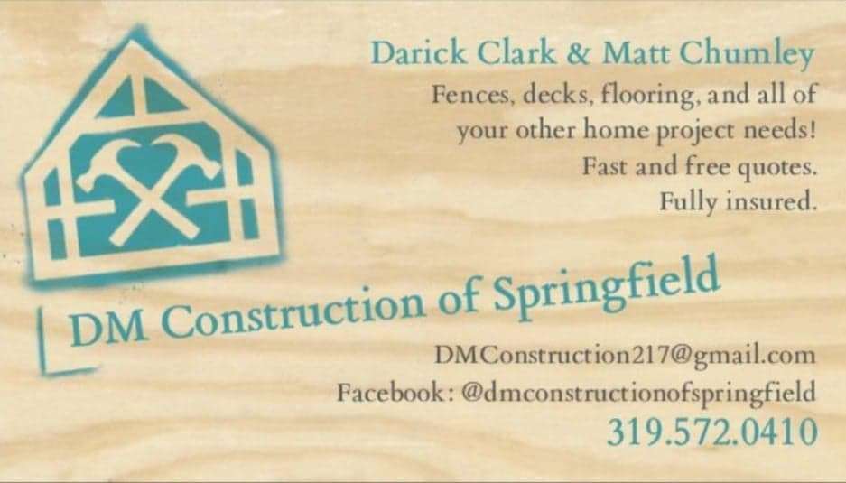 DM Construction of Springfield Logo