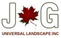 JG Universal Landscape, Inc. Logo