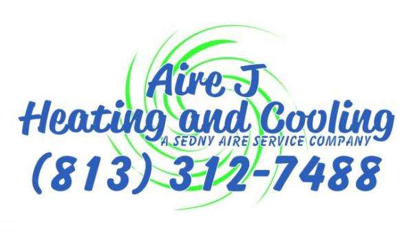 Aire J Heating and Cooling Logo