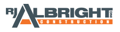 RJ Albright Construction Logo