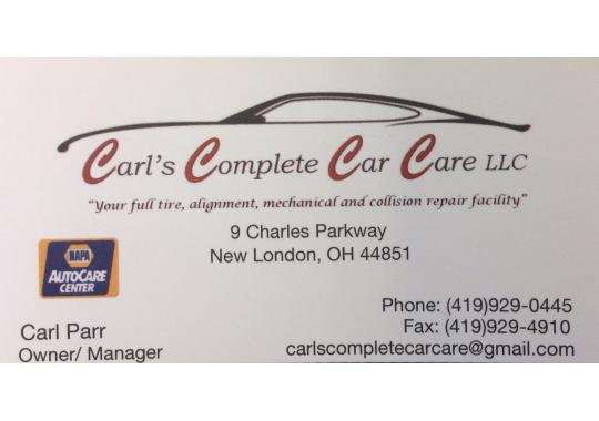 Carl's Complete Car Care LLC Logo