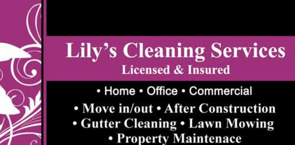 Lily's Cleaning Services Logo