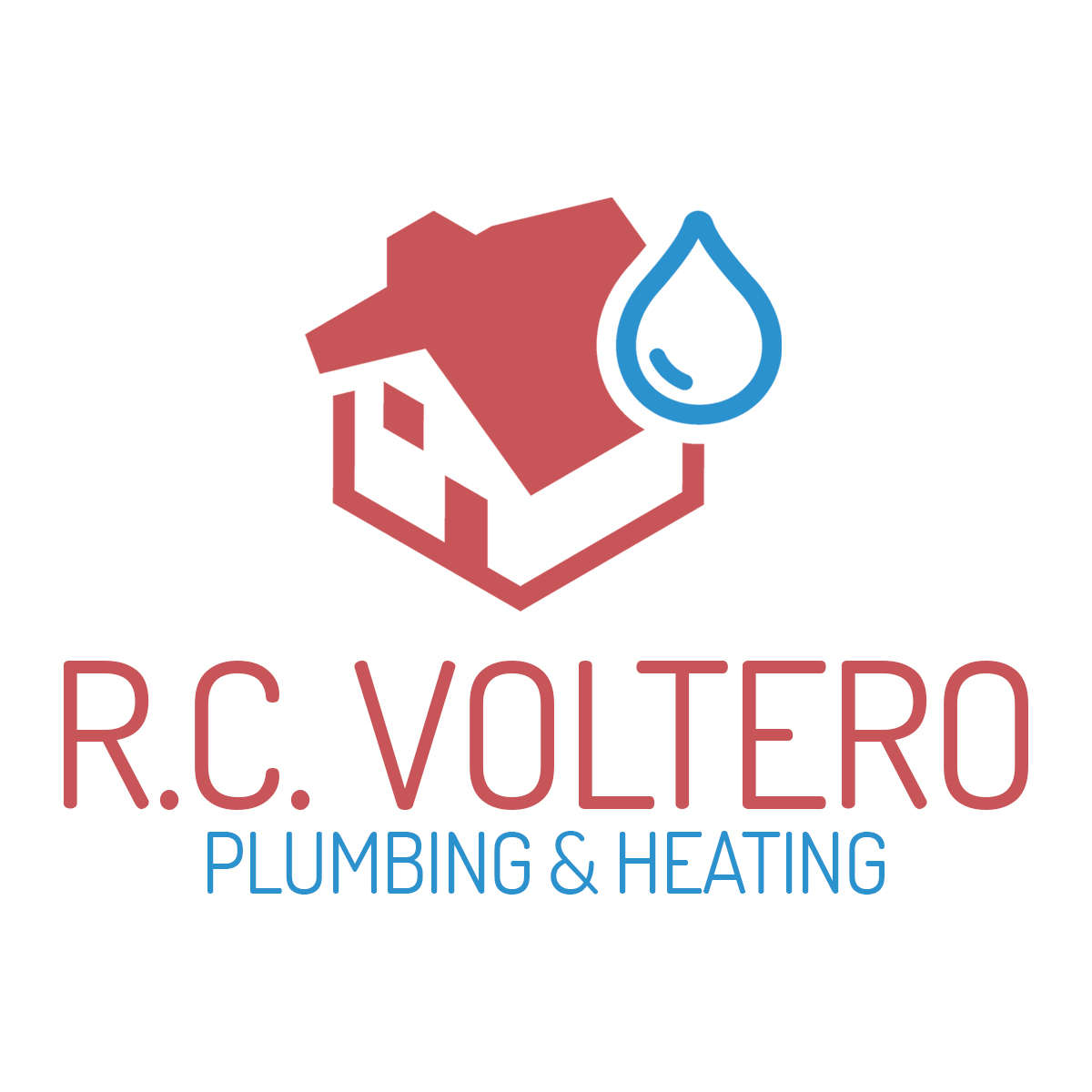 R.C. Voltero Plumbing & Heating Logo