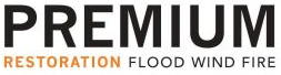 Premium Restoration Flood Wind Fire Logo