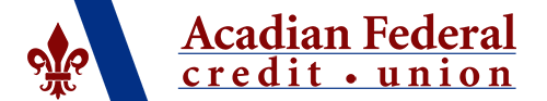 Acadian Federal Credit Union Logo