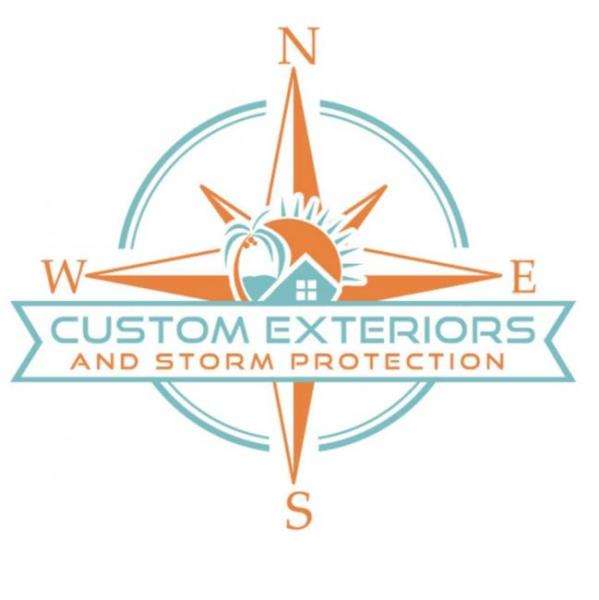Custom Exteriors and Storm Protection Logo
