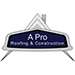 A Pro Roofing & Construction Logo