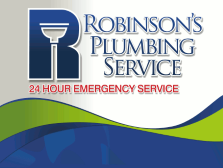 Robinson's Plumbing Service Logo